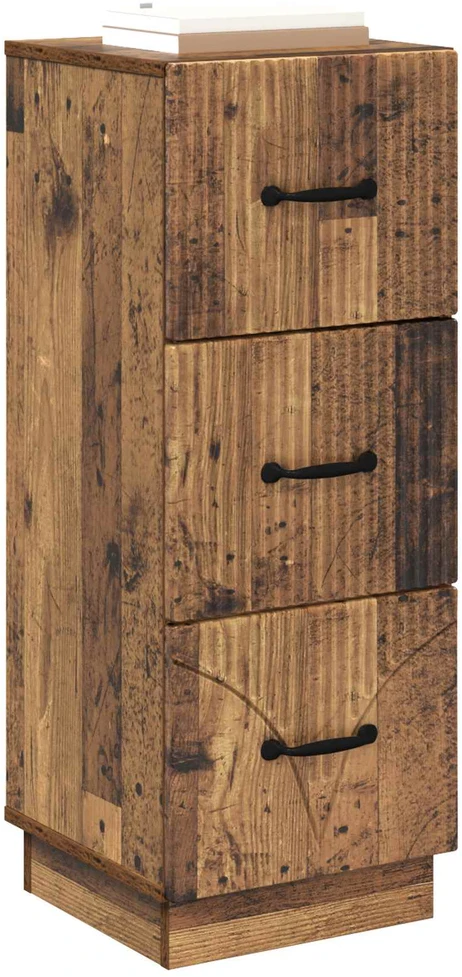 Stalčių spintelė 33 x 34,5 x 87 cm Apdirbta mediena