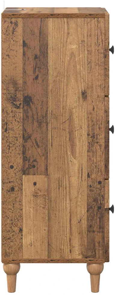 Stalčių spintelė 33 x 34,5 x 90 cm Apdirbta mediena