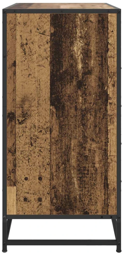 Stalčių spintelė 4-Dėžė Sendintos medienos 70 x 41 x 83,5 cm
