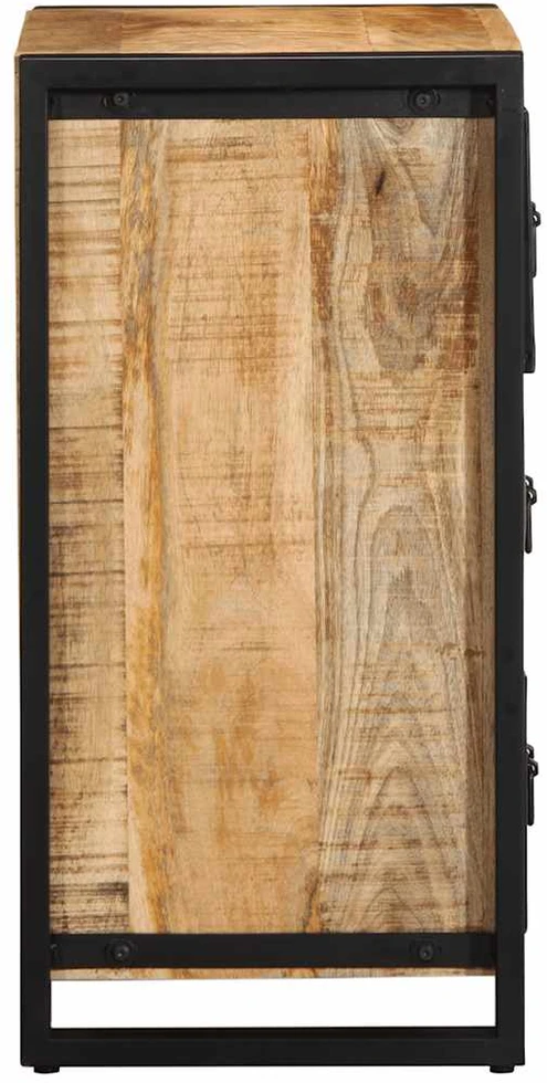 Stalčių spintelė 50x35x70 cm Masyvus Rough Wood Mango