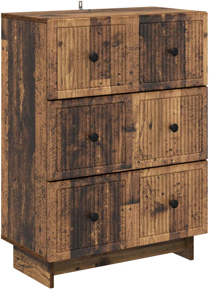 Stalčių spintelė 66 x 34,5 x 90 cm Apdirbta mediena