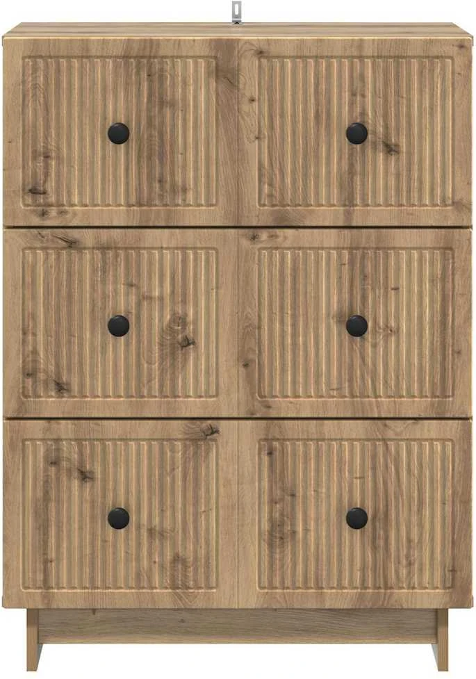 Stalčių spintelė 66 x 34,5 x 90 cm Apdirbta mediena