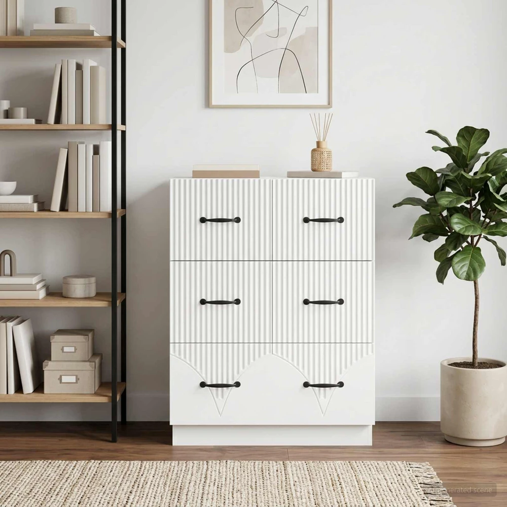 Stalčių spintelė Balta 66 x 34,5 x 87 cm Apdirbta mediena