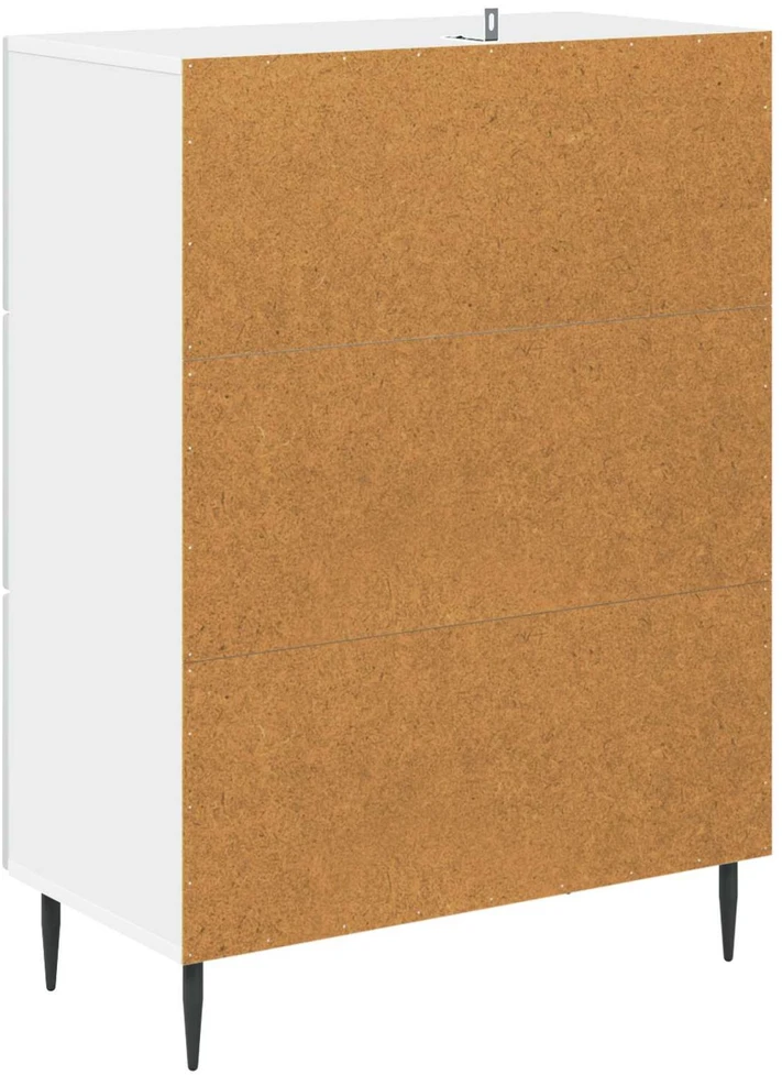 Stalčių spintelė Balta 66 x 34,5 x 89,5 cm Apdirbta mediena