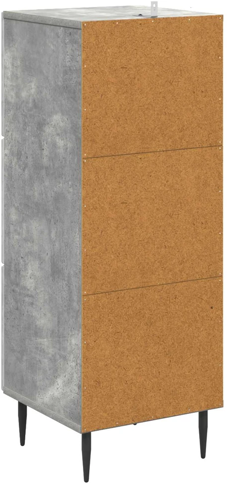 Stalčių spintelė Betono pilka 33 x 34,5 x 89,5 cm