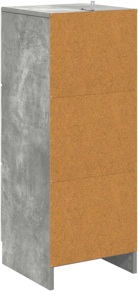 Stalčių spintelė Betono pilka 33 x 34,5 x 87 cm