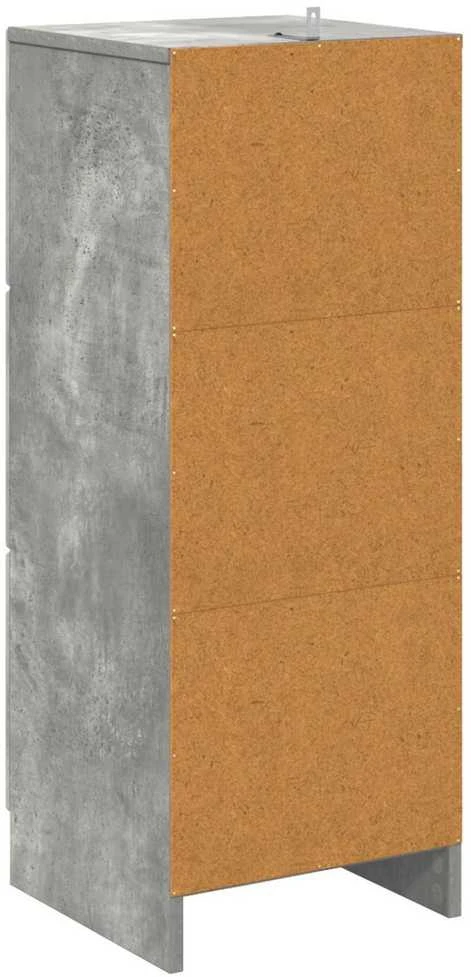 Stalčių spintelė Betono pilka 33 x 34,5 x 87 cm