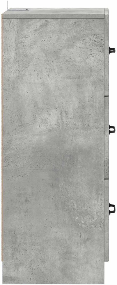 Stalčių spintelė Betono pilka 33 x 34,5 x 87 cm