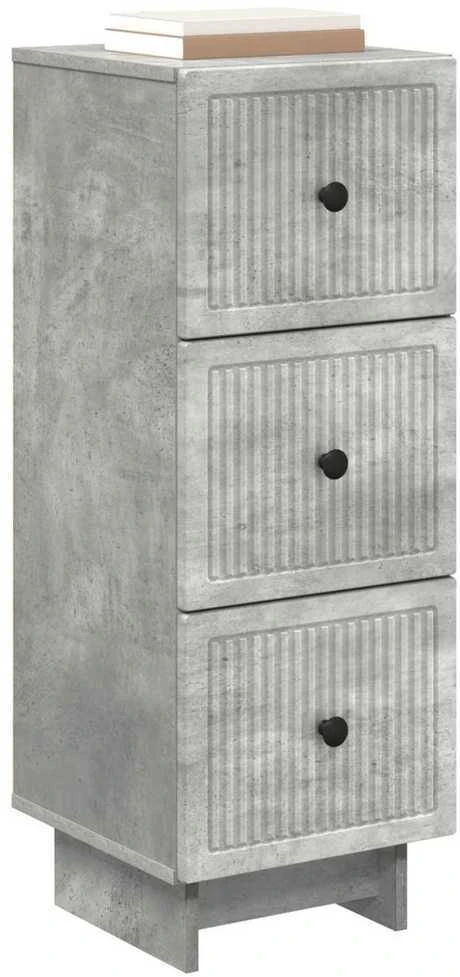 Stalčių spintelė Betono pilka 33 x 34,5 x 90 cm