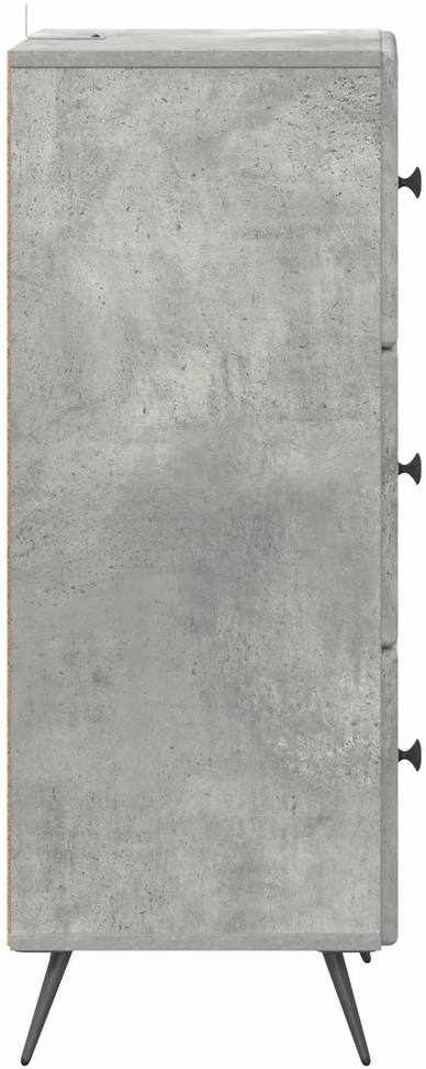 Stalčių spintelė Betono pilka 33 x 34,5 x 90 cm
