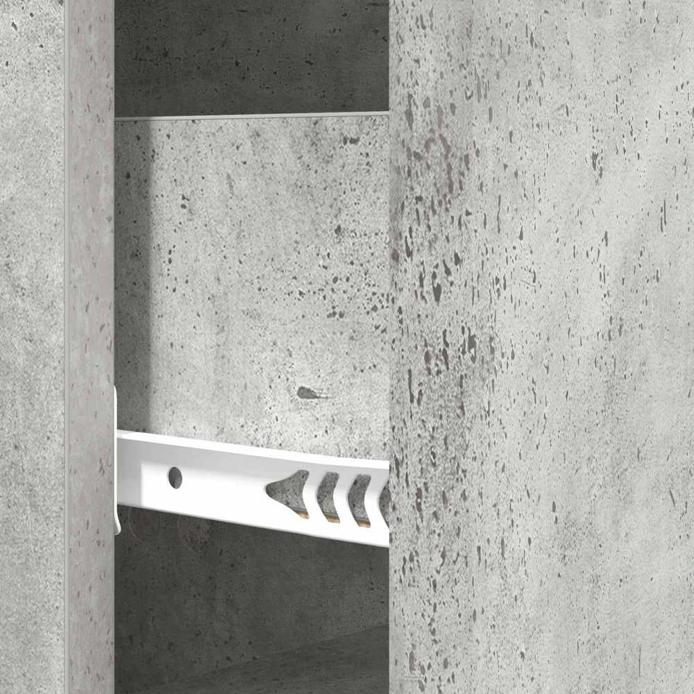 Stalčių spintelė Betono pilka 33 x 34,5 x 90 cm