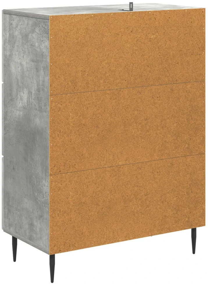 Stalčių spintelė Betono pilka 66 x 34,5 x 89,5 cm