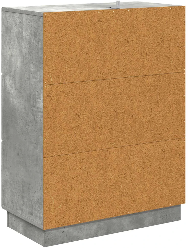 Stalčių spintelė Betono pilka 66 x 34,5 x 87 cm