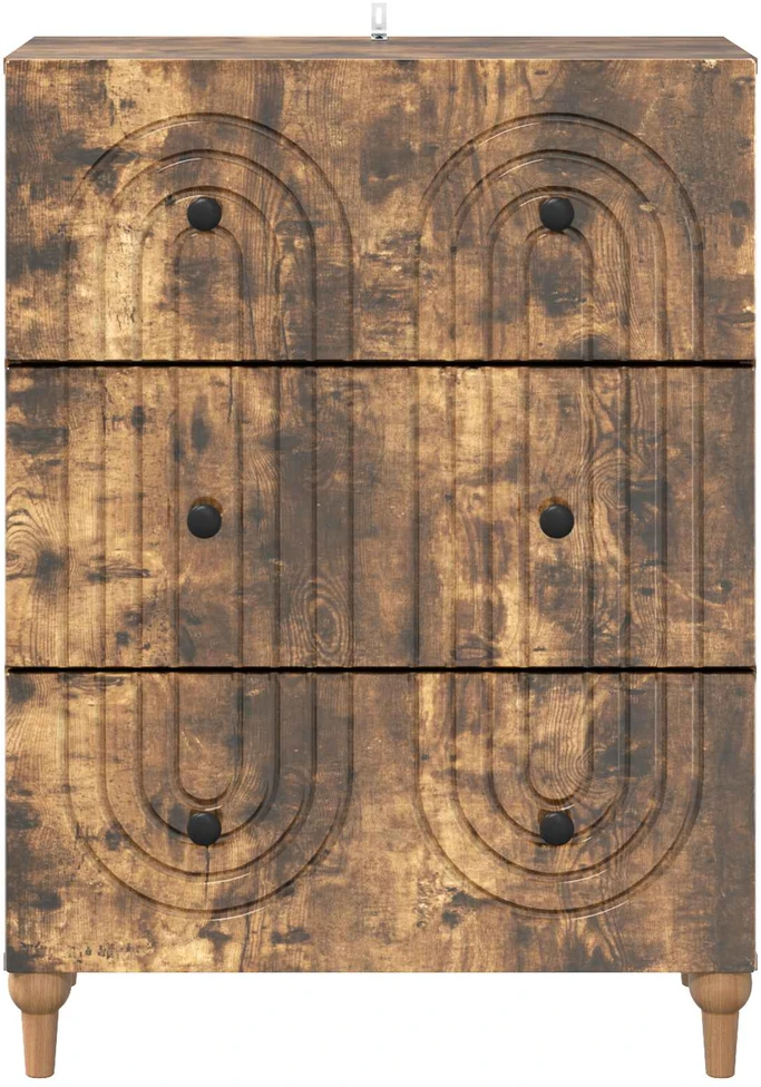 Stalčių spintelė Dūminio ąžuolo 66 x 34,5 x 90 cm