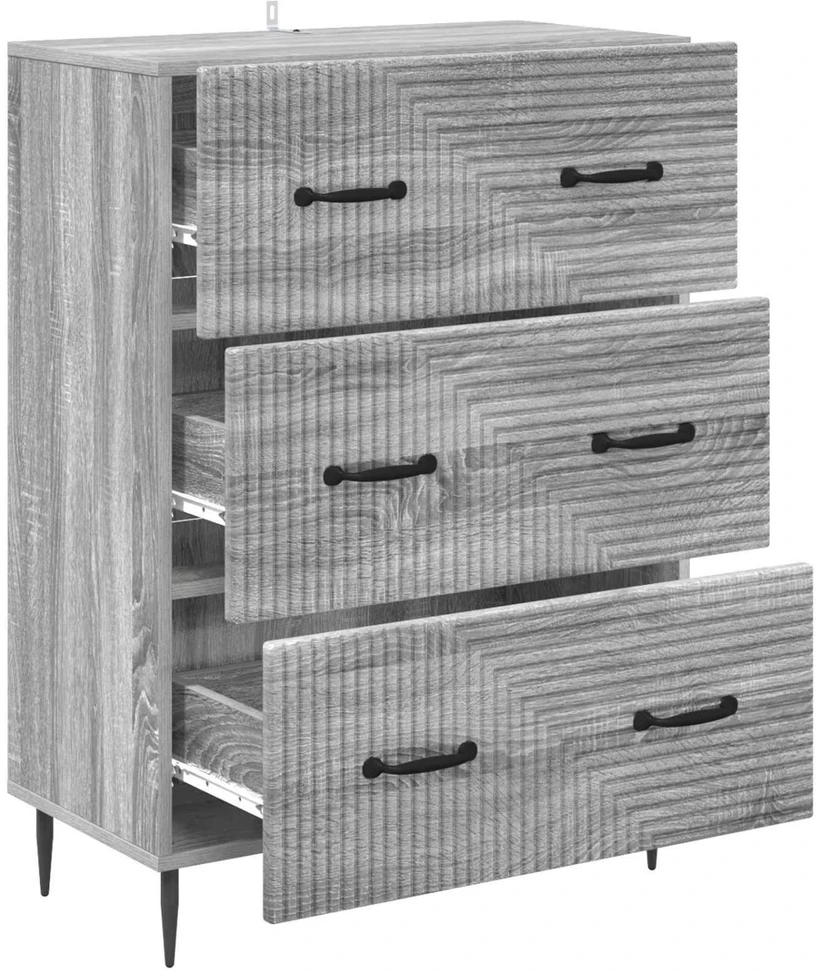 Stalčių spintelė Pilka Sonoma 66 x 34,5 x 89,5 cm