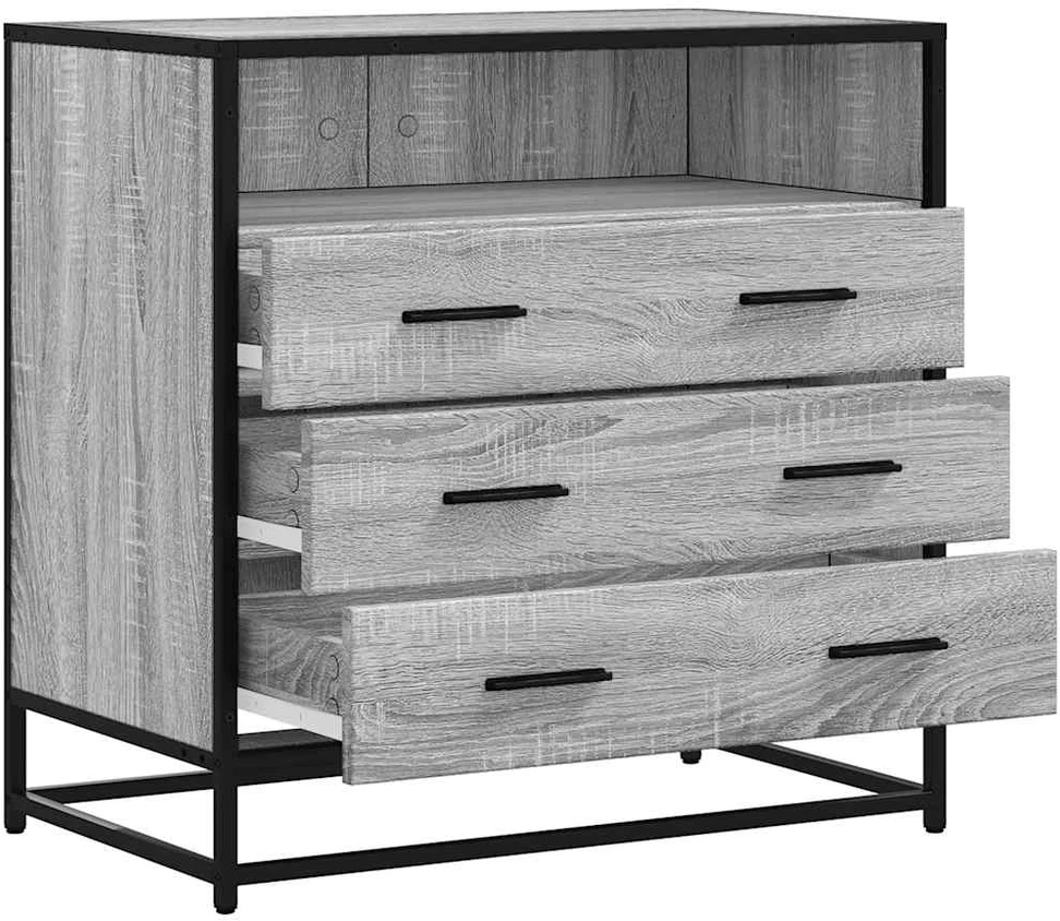 Stalčių spintelė Pilka Sonoma 70x41x70 cm Engineered Wood