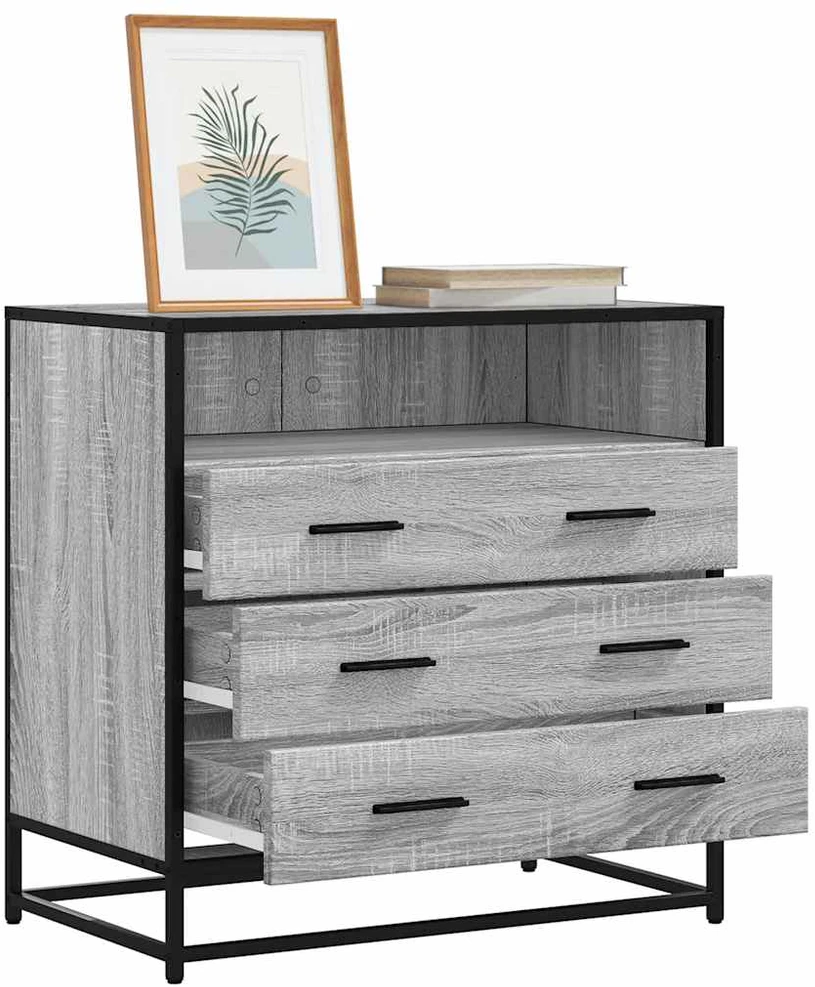 Stalčių spintelė Pilka Sonoma 70x41x70 cm Engineered Wood