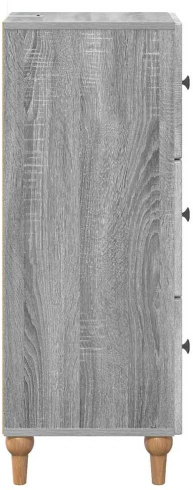 Stalčių spintelė 33 x 34,5 x 90 cm Apdirbta mediena