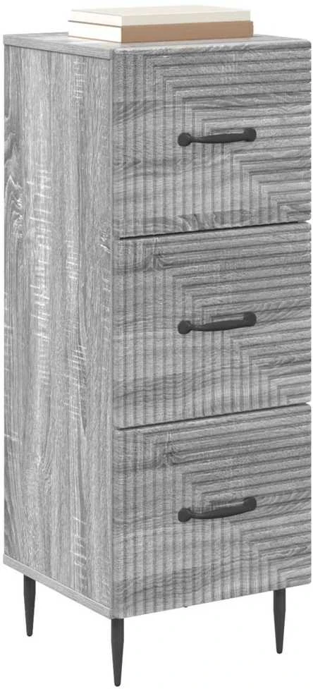 Stalčių spintelė Pilka sonoma ąžuolo 33 x 34,5 x 89,5 cm