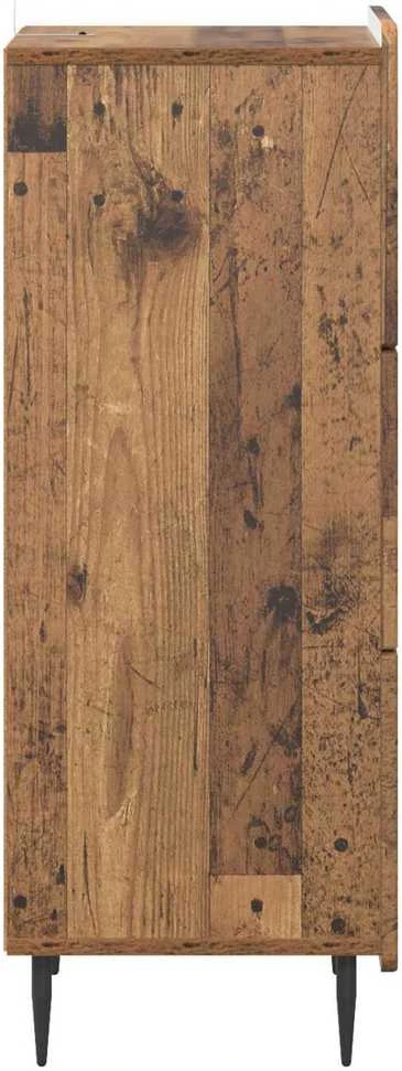 Stalčių spintelė 33 x 34,5 x 92 cm Apdirbta mediena