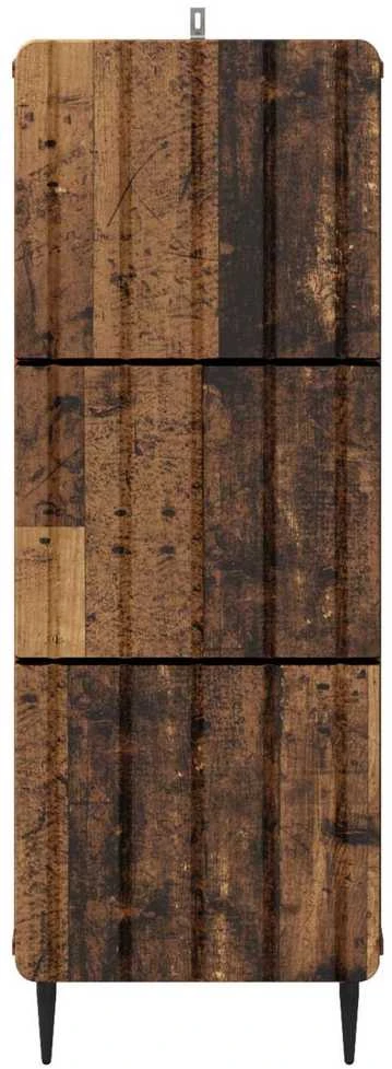 Stalčių spintelė 33 x 34,5 x 92 cm Apdirbta mediena