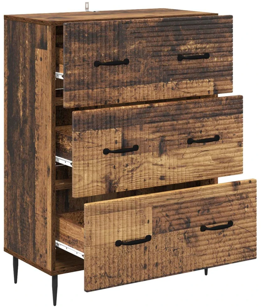 Stalčių spintelė Sendintos medienos 66 x 34,5 x 89,5 cm