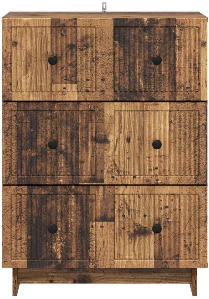 Stalčių spintelė 66 x 34,5 x 90 cm Apdirbta mediena