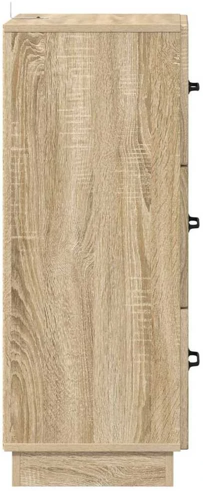 Stalčių spintelė 33 x 34,5 x 87 cm Apdirbta mediena