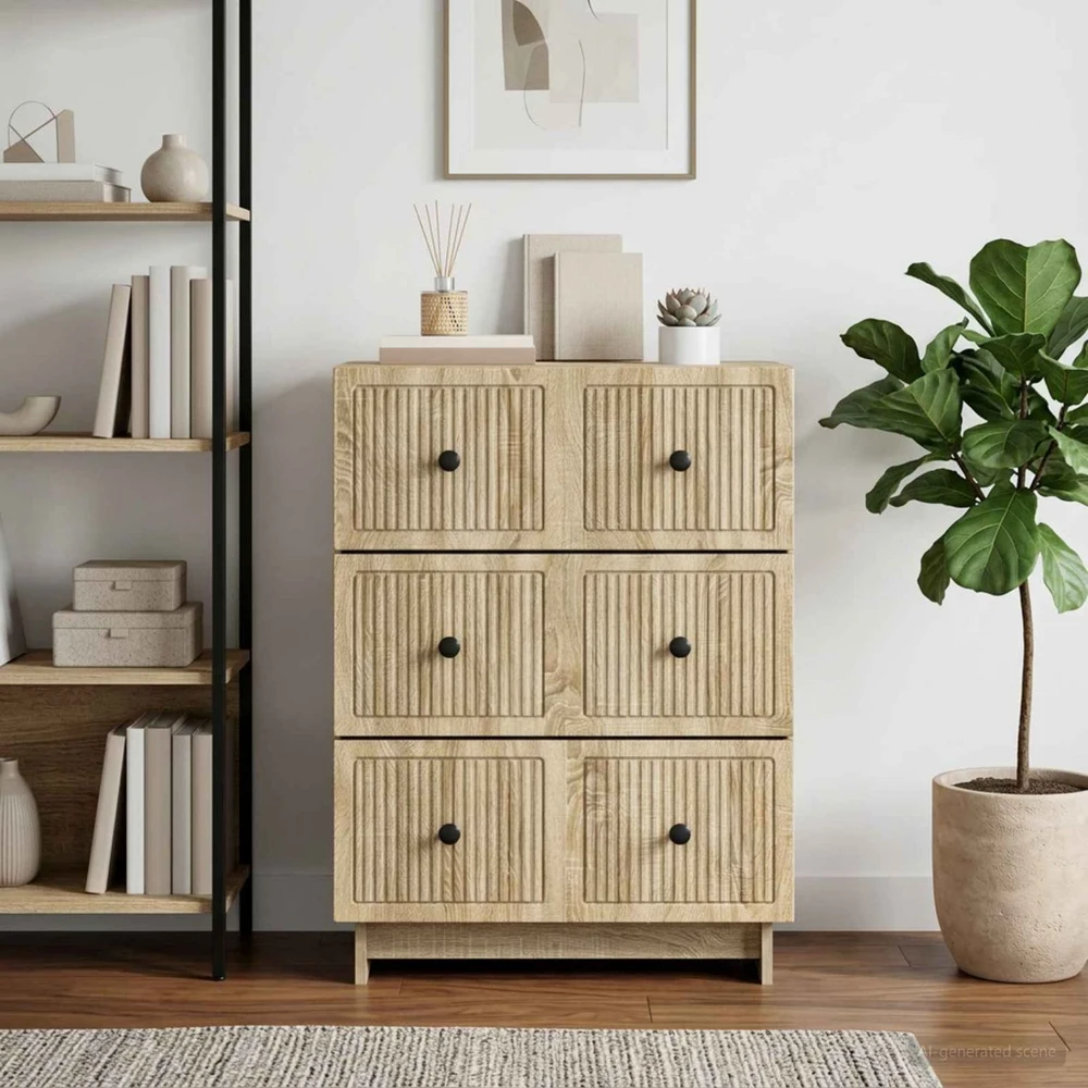 Stalčių spintelė 66 x 34,5 x 90 cm Apdirbta mediena