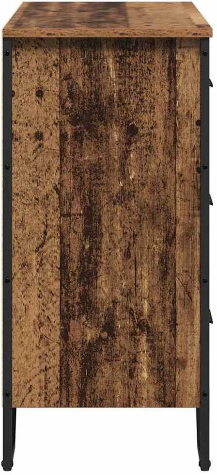 Ištraukalas spinta 6-Dėžė Senas medis 91 x 35,5 x 74,5 cm