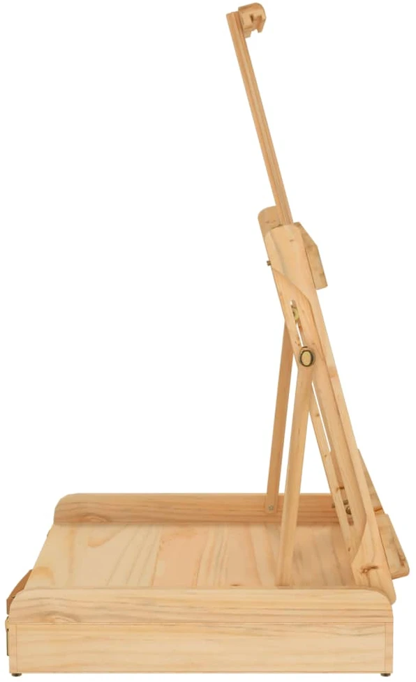 Stalinis molbertas su stalčiumi, 41,5x37x12cm, pušies masyvas