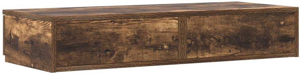 Lovos stalčiai su stalčių Rūkyta ąžuolas 80 x 36,5 x 16,5 cm
