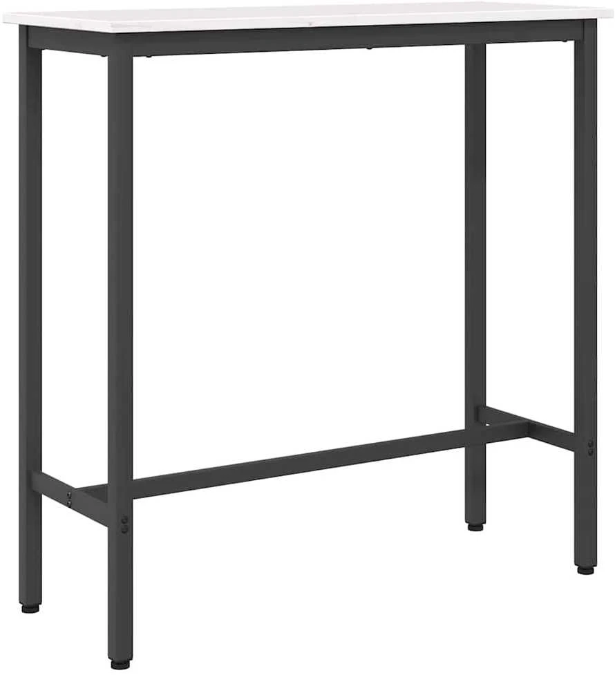 staliuku Balta 100 x 40 x 101 cm Inžinerinė mediena ir plienas