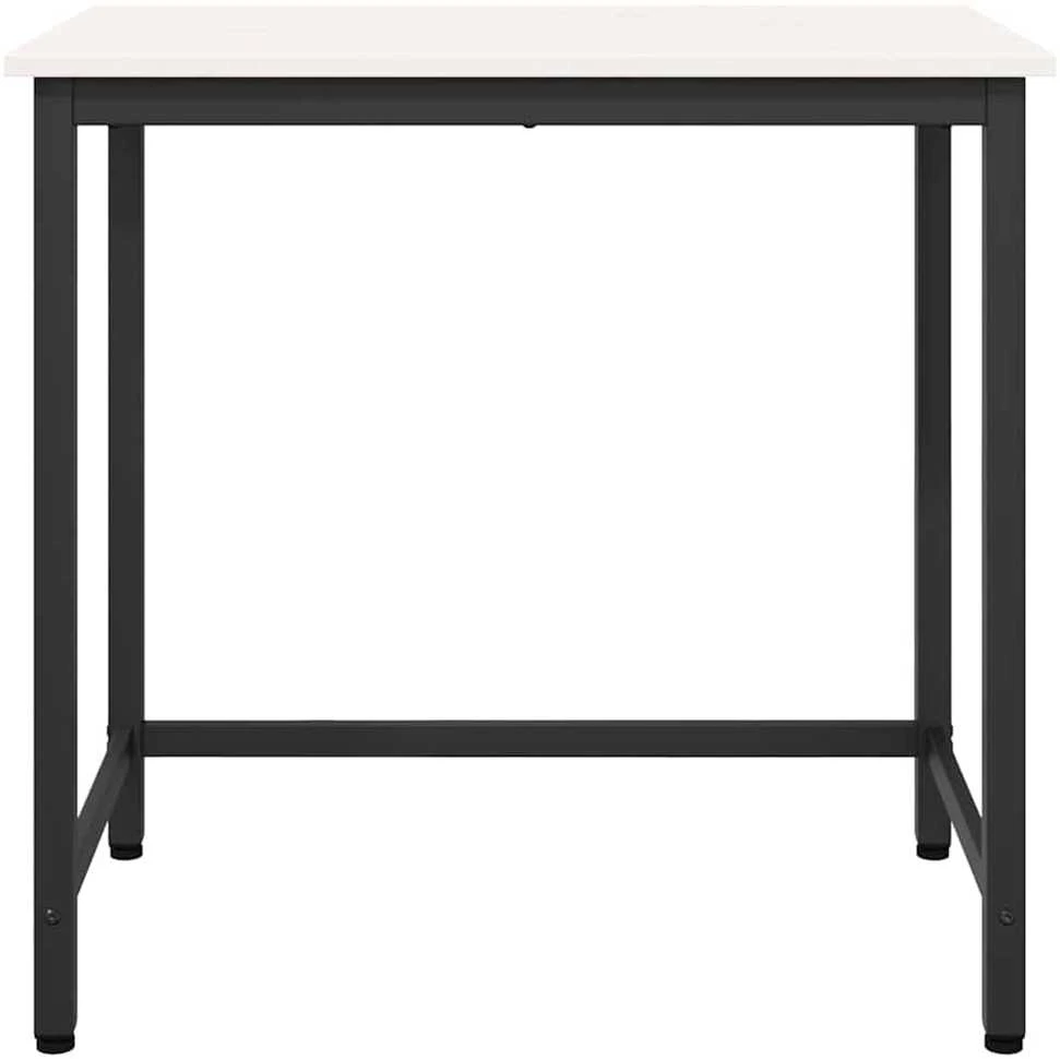 staliuku Balta 80 x 50 x 77 cm Inžinerinė mediena ir plienas