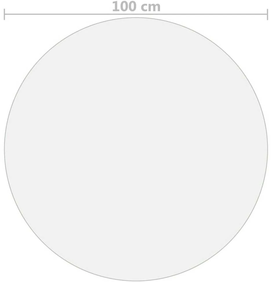 Stalo apsauga, permatoma, 100cm skersmens, 1,6 mm, PVC