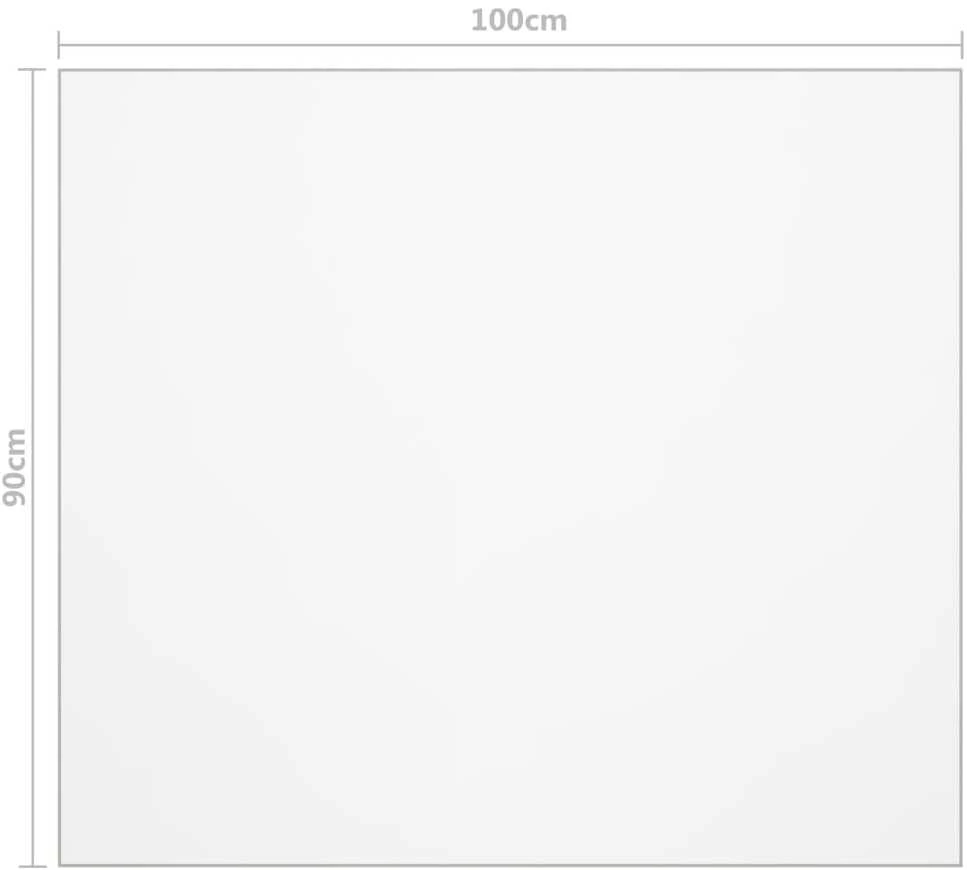 Stalo apsauga, permatoma, 100x90cm, 2mm, PVC
