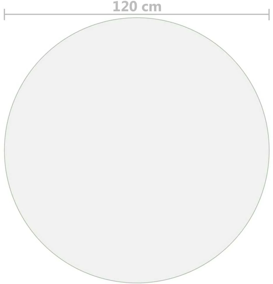 Stalo apsauga, permatoma, 120cm skersmens, 2mm, PVC
