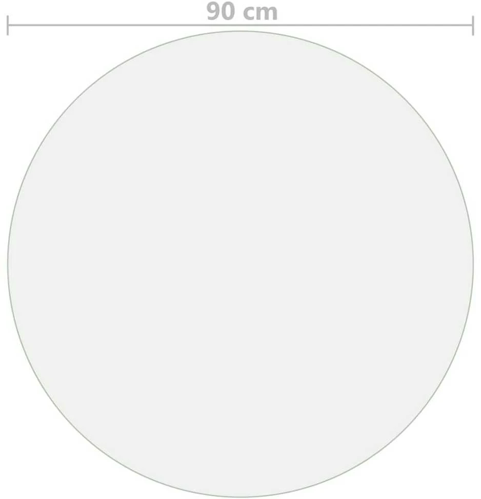 Stalo apsauga, permatoma, 90cm skersmens, 2mm, PVC