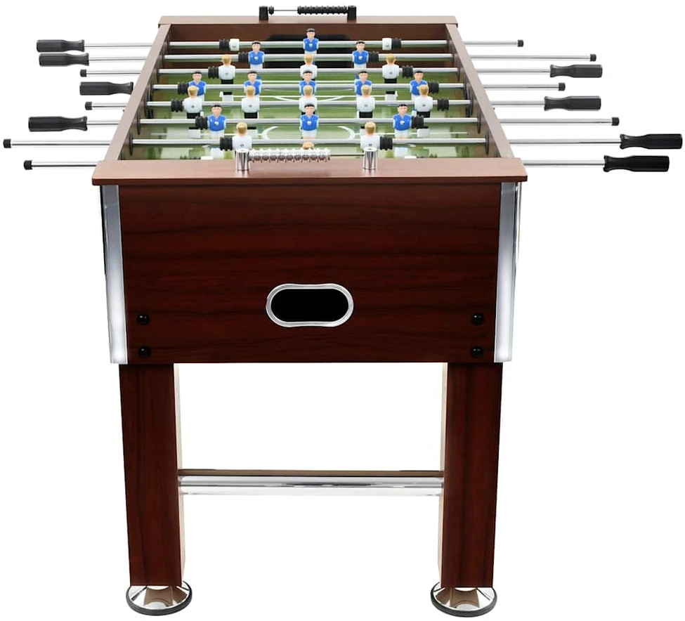 Stalo futbolo stalas, rudas, plienas, 60kg, 140x74,5x87,5cm