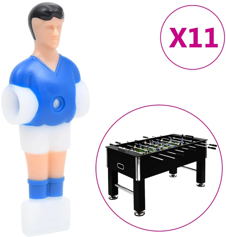 Stalo futbolo žaidėjai 12,7mm strypams, 22vnt.