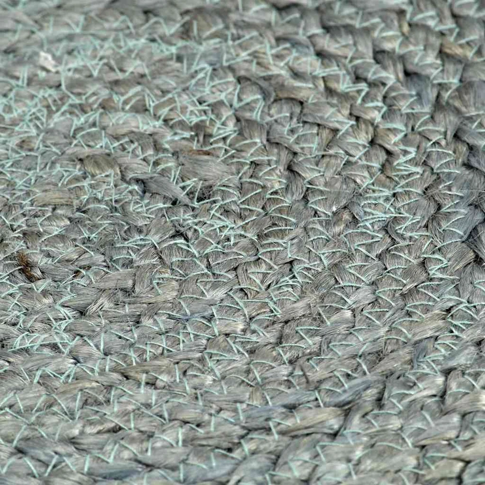 Stalo kilimėliai, 4 vnt., žali, 38cm, džiutas, apvalūs
