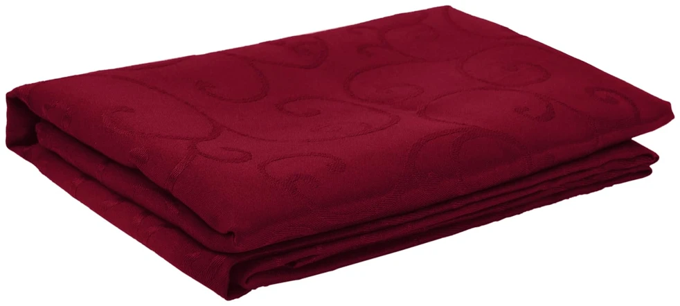 Stalo skraistė 5 vnt. Kvadrato Vyno raudona 110 x 110 cm