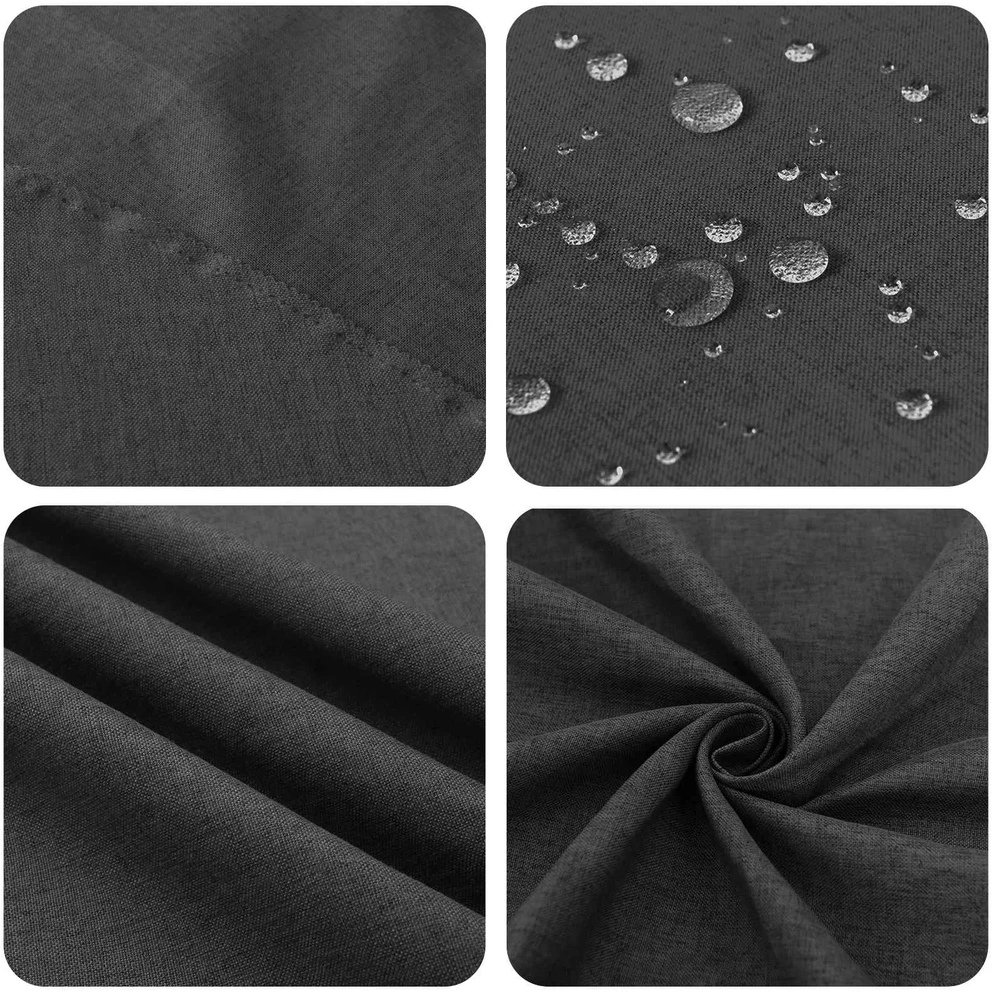 Stalo skraistė Ovalo Tamsiai pilka 130 x 180 cm