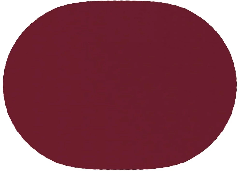 Stalo skraistė Ovalo Vyno raudona 130 x 180 cm Poliesteris