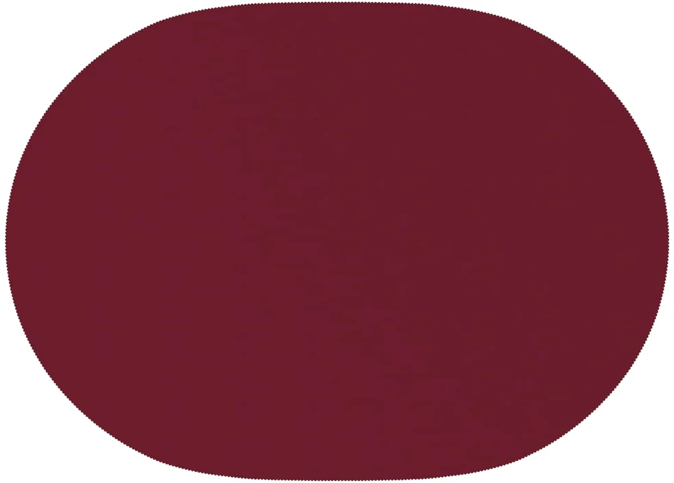 Stalo skraistė Ovalo Vyno raudona 160 x 220 cm Poliesteris