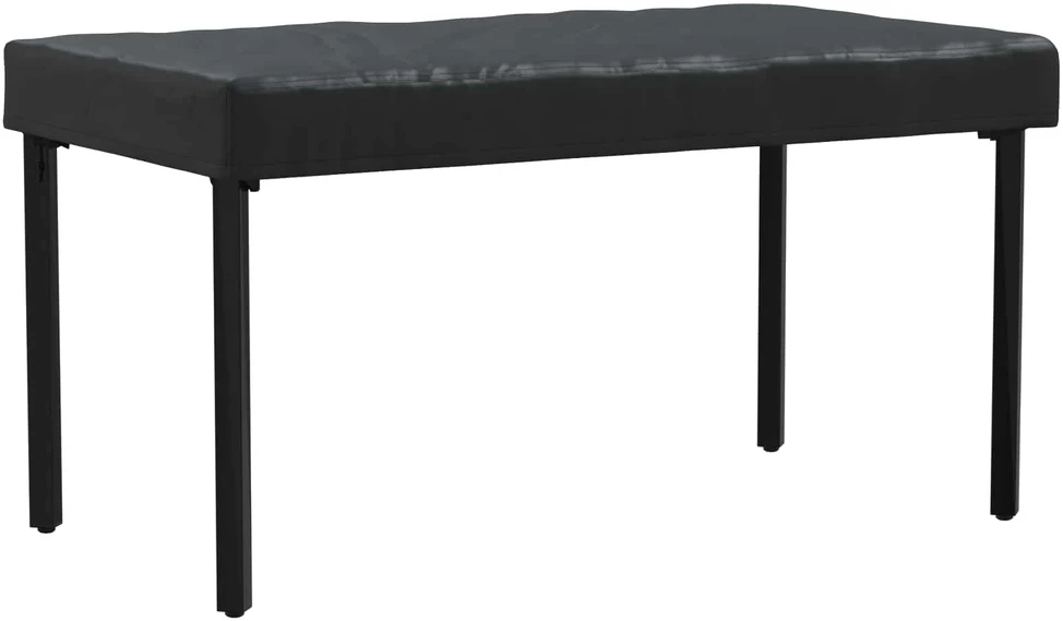 Stalo uždengimas 122 x 72 x 15 cm audinys Stačiakampio Juoda
