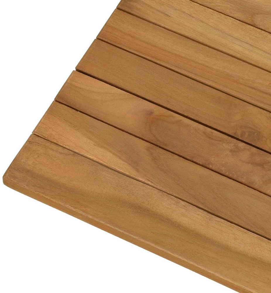 Stalo viršus 100 x 50 x 3,5 cm Stačiakampio Kieto teka medžio