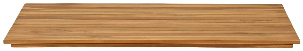 Stalo viršus 100 x 50 x 3,5 cm Stačiakampio Kieto teka medžio