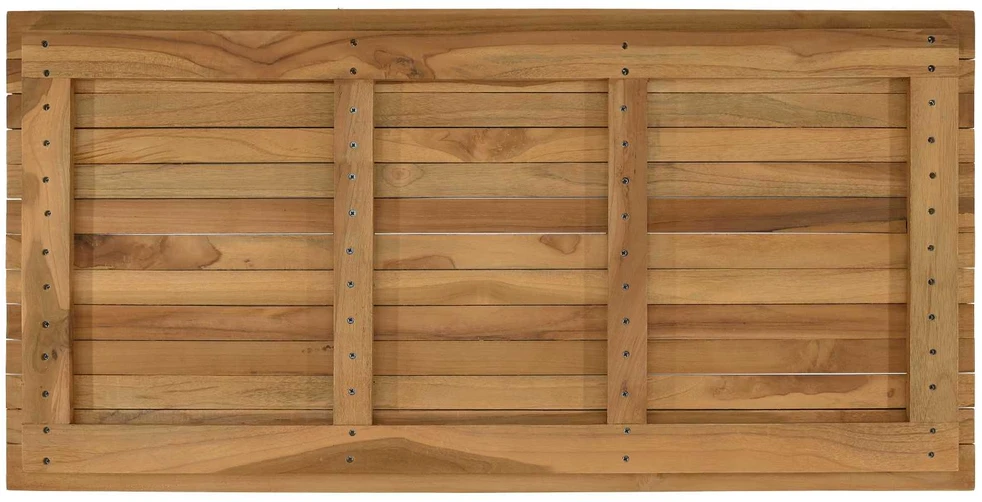 Stalo viršus 100 x 50 x 3,5 cm Stačiakampio Kieto teka medžio