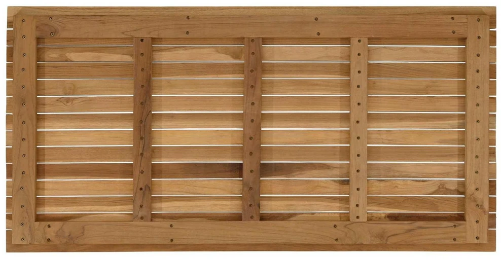 Stalo viršus 110 x 55 x 3,5 cm Stačiakampio Kieto teka medžio